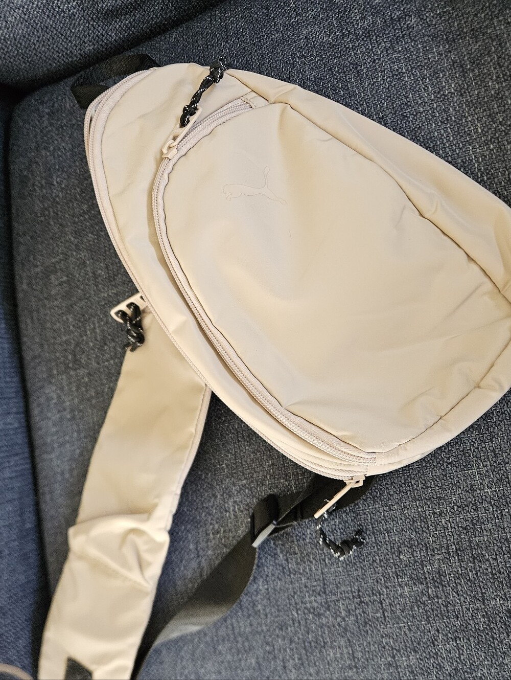 Puma Cream Crossbody Sling Bag
